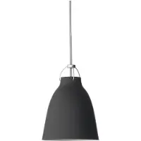 Fritz Hansen Caravaggio Matt Hanglamp P1: Ø 16.5 cm | Black