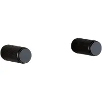 Buster + Punch Linear Knoppen Pak Van 2 Zwart - Knoppen en deurgrepen Metaal Black - GFK-02318