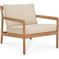 Ethnicraft Barrow loungestoel aluminium/stof