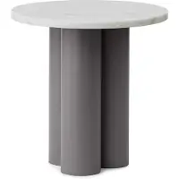 Normann Copenhagen Bijzettafel Dit Table Grey White Carrara