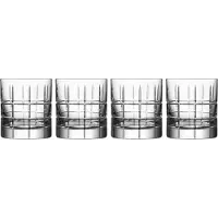 Orrefors Street Old Fashioned glas 27 cl 4-pack Transparant