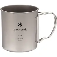 Snow Peak Mok in titanium enkele wand 450