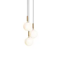 Nuura Miira 3 Hanglamp Miira 3 Large | Brass|Opal White