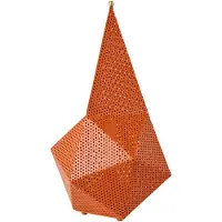 Gubi LED tafellamp Bagdad, oranje, hoogte 36 cm, staal dimbaar, geel / oranje, metaal, Modern