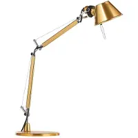 Artemide Tolomeo Micro Tafellamp Goud - Tafellampen Staal Gold - 0011860A
