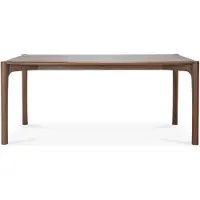 Ethnicraft PI eettafel teak gelakt