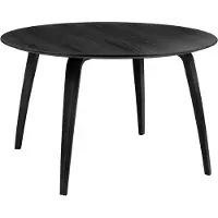 Gubi ronde eettafel black stained ash