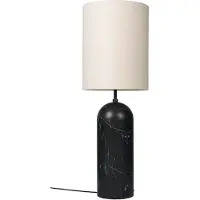 Gubi Gravity XL vloerlamp zwart marmer/canvas, high