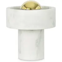 Tom Dixon Stone Portable LED tafellamp 28 cm Marble-gold