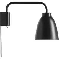 Fritz Hansen - Caravaggio Read Wall Lamp Black - Bedlampen - Cecilie Manz - Zwart