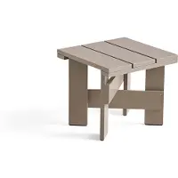 HAY Crate Low Table tafel 45x45x40 cm gelakt sparrenhout London fog
