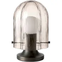 Gubi Seine tafellamp Ø17,2x26,2 cm Brass-smoke