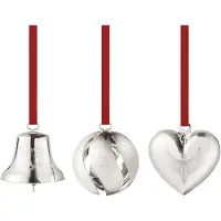 Georg Jensen 2024 cadeau set 3-delig Palladiumgeplateerd