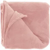 Unique living plaid claudi 130x160cm old pink