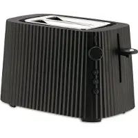 Alessi Broodrooster Plisse Black