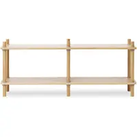 Normann Copenhagen Jam boekenkast 6 palen oak/grey
