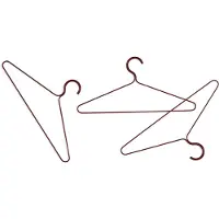 HAY Coulour Hanger - Set van 3 Maroon Red