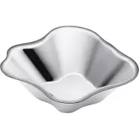 Iittala Decoratie schaal Alvar Aalto Roestvrij Staal 5 x 18 cm