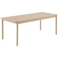 Muuto Linear Tafel Hout 90x200 Cm - Eettafels & bartafels Eikenfineer Oak - 30917