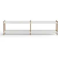 Nine Bolt Wandrek Grey | Natural Oak | 200 x 2 Shelves