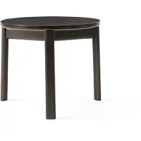 Audo Copenhagen Passage Lounge Tafel Dark Lacquered | Ø50