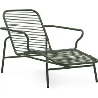 Normann Copenhagen Vig Chaise Lounge ligstoel Green