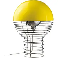 Verpan Tafellampe , Wire Small, Metallic, Woonkamer, Metaal, Designer