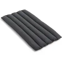 HAY Palissade Chair Low Soft Quilted zitkussen Anthracite