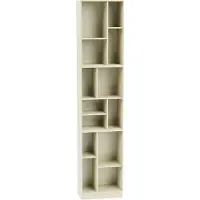 Montana - Loom Slim Bookcase, Plinth H7 cm - Vanilla - Bokhyllor - Peter J. Lassen - Wit - MDF