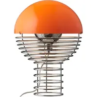 Verpan Design tafellamp Wire Small, chroom / zilver, Woon-/ Eetkamer, metaal, Design, tafellamp