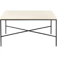 Fritz Hansen Planner MC320 salontafel Marmer cream – zwart