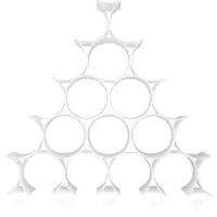 Kartell Infinity - Flessenhouder - 16 Stuks White