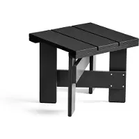 HAY Crate Low Table tafel 45x45x40 cm gelakt sparrenhout Black
