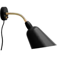 &tradition Wandlampe &Tradition, Bellevue AJ9, dimbare, Zwart, Woonkamer, Metaal, Designer