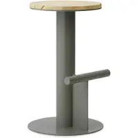 Normann Copenhagen Barstoel Pole Barstool 65 cm Pine/Grey