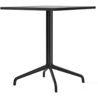 Audo Copenhagen Harbour Column Eettafel Star base | 70 x 60 cm | Black Oak