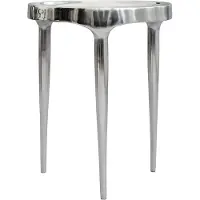 101 Copenhagen Phantom bijzettafel Chrome tall