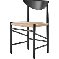 &tradition Drawn stoel HM3 Zwart eikenhout