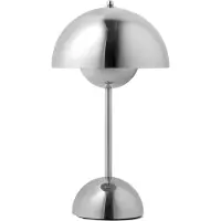 &tradition Flowerpot VP9 draagbare tafellamp Chrome