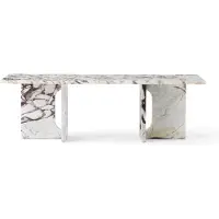 Audo Copenhagen Androgyne Lounge Tafel Calacatta Viola Marble