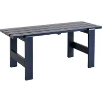 HAY Weekday tafel 180x66 cm gelakt sparrenhout Steel blue