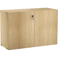 String kast met slot Eikenhout