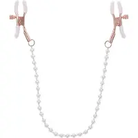 Sex & Mischief - Peaches ‘N Creame - Tepelklemmen met ketting