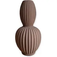 DK Design Daan Kromhout - Vaas - Indre Woods - Bruin - Keramiek - 15x31cm