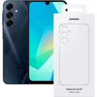 Samsung Galaxy A16 4G (LTE) - 128GB + Clear Case - Zwart