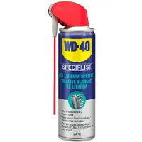 Wd-40 Hoogwaardig Lithiumspuitvet – Smeert metaal op metaal - Langdurige smering – Vermindert wrijving – Water- en hittebestendig - Smart straw - Wit - 250 ml