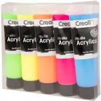Creall studio acrylverf fluor, 5x120ml