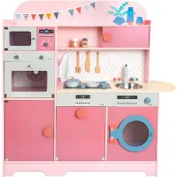 Small Foot Design - Houten Speelkeuken Gourmet Roze, 12dlg.