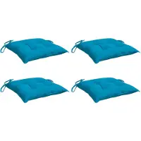 vidaXL Palletkussens 4 st 50x50x7 cm oxford stof lichtblauw