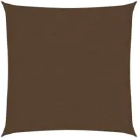 vidaXL Zonnezeil 160 g/m² 3x3 m HDPE bruin